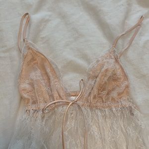 NWOT Victoria’s Secret, Sheer Lace slip/lingerie/nightie, Size Small.